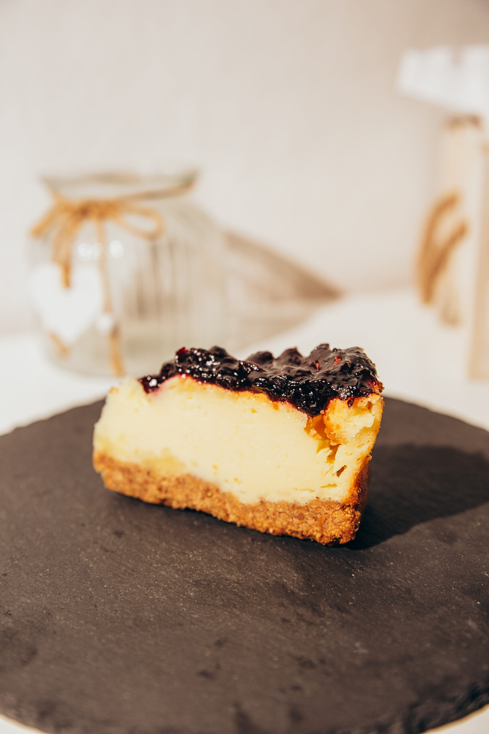 Áfonyás sajttorta