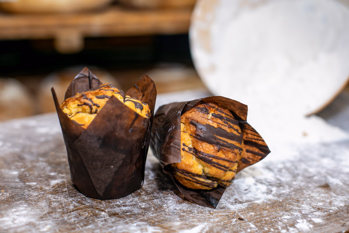 Citromos csokis muffin